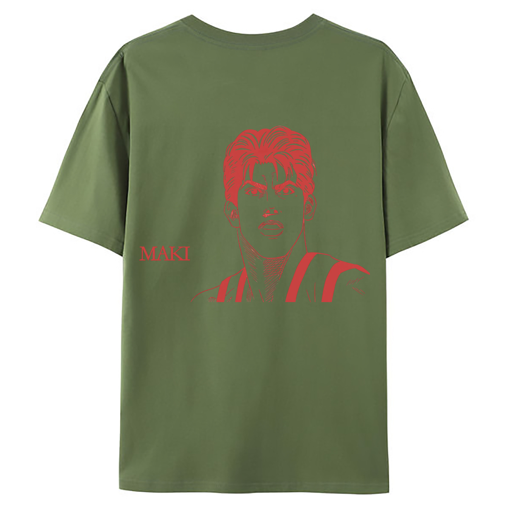 （画像用） SLAM DUNK／スラムダンク 綿100％ メンズ半袖Tシャツ（バックプリント） 通気性